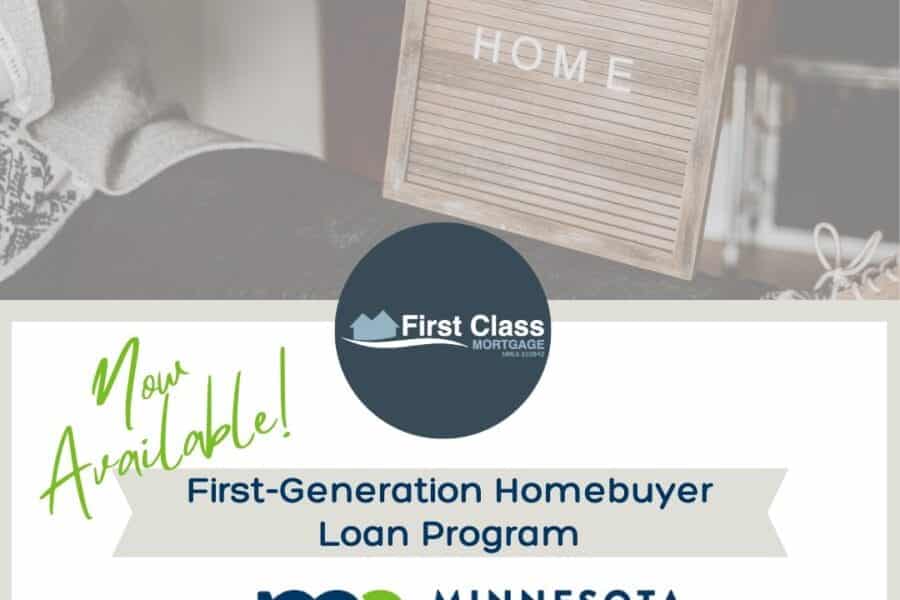 First Generation Homebuyer Loan Progarm